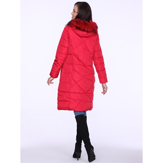 Pikowany zimowy płaszcz damski Perso Perso XL Eye For Fashion