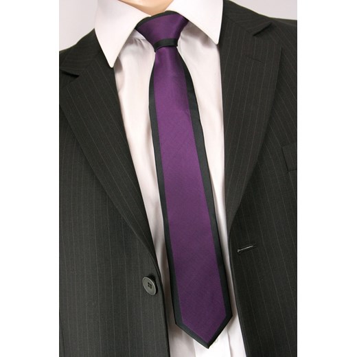 Modny krawat Angelo di Monti KRADM0857 jegoszafa-pl granatowy klasyczny