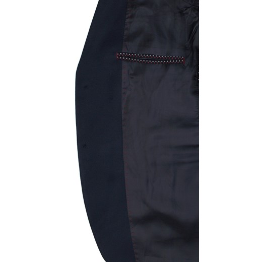 Marynarka Granatowa Elegancka Taliowana, 2 Guziki, Gładka, Dwa Rozcięcia -TO-ON To-on 96/176 JegoSzafa.pl