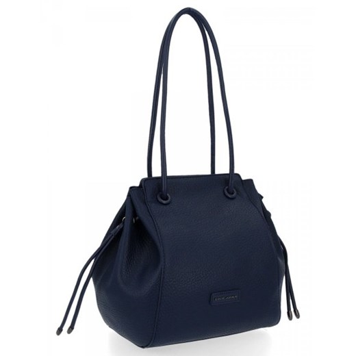 Miejska Torebka Damska Shopper Bag XL firmy David Jones Granatowa (kolory) David Jones torbs.pl