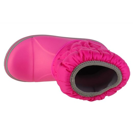 Buty zimowe dziecięce Crocs bez zapięcia z gumy