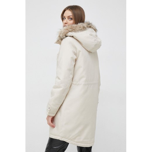 Vero Moda kurtka damska kolor beżowy zimowa Vero Moda XS ANSWEAR.com