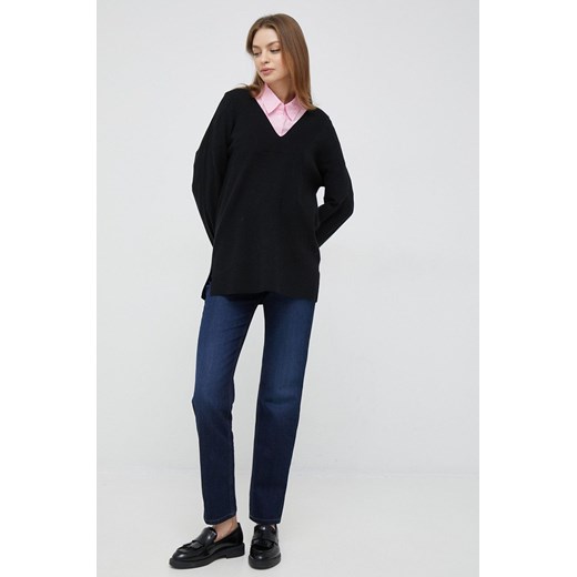 Vero Moda sweter damski kolor czarny lekki Vero Moda S ANSWEAR.com