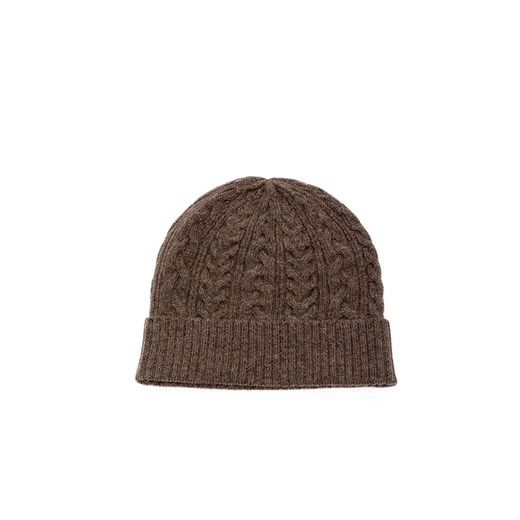 Kaszmirowa czapka unisex "Cleo" w kolorze brązowym Just Cashmere onesize promocja Limango Polska