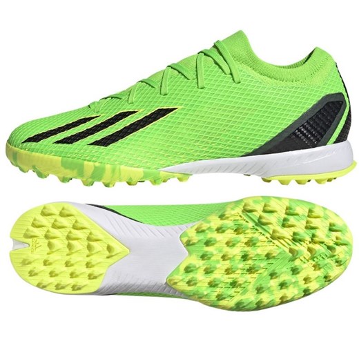 Buty piłkarskie adidas X Speedportal.3 Tf M GW8484 zielone zielone ze sklepu ButyModne.pl w kategorii Buty sportowe męskie - zdjęcie 147879852