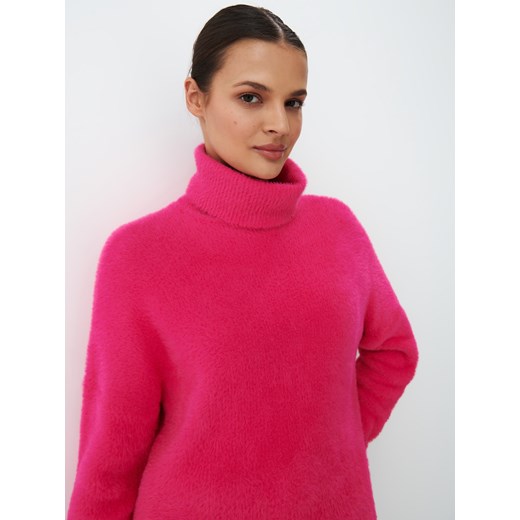 Mohito - Różowy sweter z golfem - Różowy Mohito XL Mohito