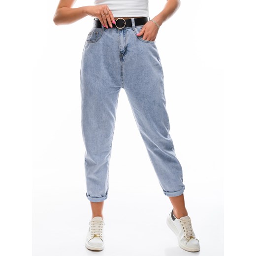 Spodnie damskie jeansowe 141PLR - niebieskie Edoti.com XS promocja Edoti