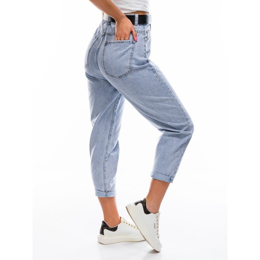 Spodnie damskie jeansowe 141PLR - niebieskie Edoti.com XS wyprzedaż Edoti
