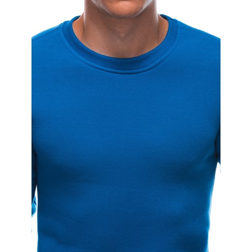 Bluza męska bez kaptura 1212B - niebieska Edoti.com XL Edoti