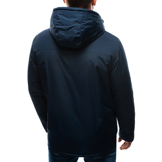Kurtka męska zimowa 530C - granatowa Edoti.com M wyprzedaż Edoti