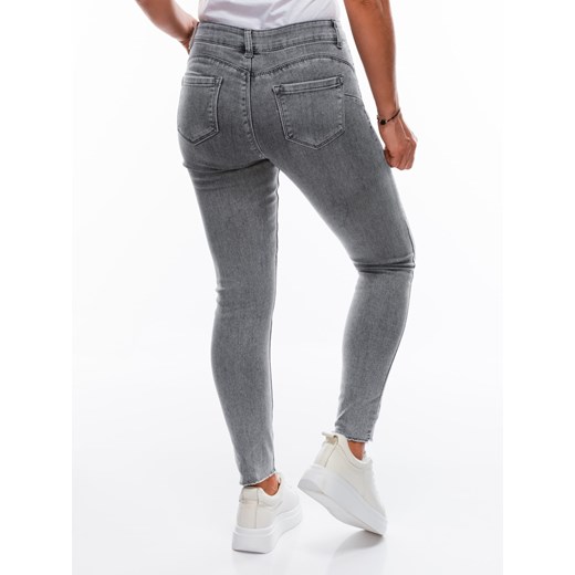 Spodnie damskie jeansowe 210PLR - jasnoszare Edoti.com S Edoti