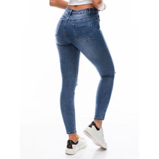 Spodnie damskie jeansowe 140PLR - niebieskie Edoti.com 31 Edoti