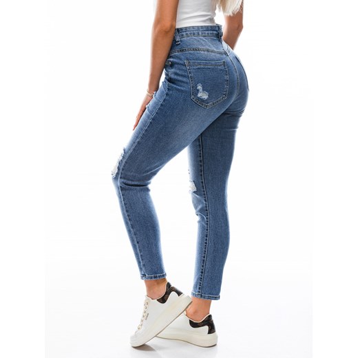 Spodnie damskie jeansowe 142PLR - niebieskie Edoti.com 32 Edoti promocja