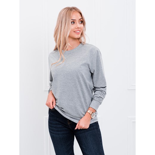 Bluza damska bez kaptura 040TLR - szara Edoti.com S promocyjna cena Edoti
