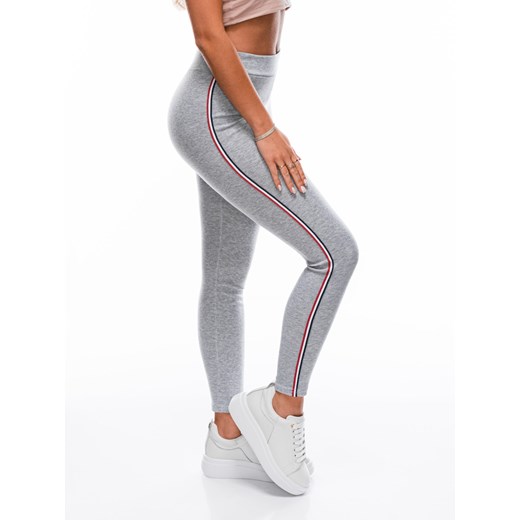 Spodnie damskie legginsy 177PLR - szare Edoti.com S/M Edoti