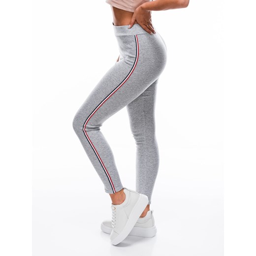 Spodnie damskie legginsy 177PLR - szare Edoti.com S/M Edoti