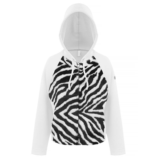 Bluza polarowa w kolorze biało-czarnym Poivre Blanc XL wyprzedaż Limango Polska