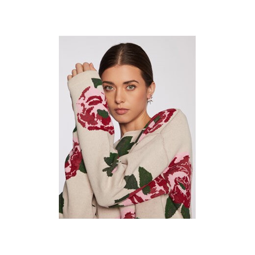 Rage Age Sweter Rose Beżowy Relaxed Fit Rage Age L Modivo_marki_wlasne