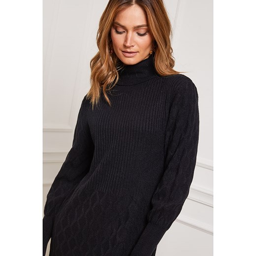 Sukienka "Eclose" w kolorze czarnym Joséfine XL Limango Polska wyprzedaż