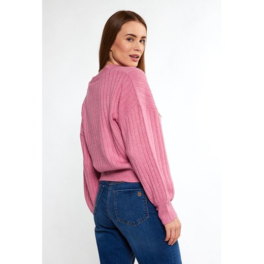 Sweter z biżuteryjnym zapięciem S MONNARI okazja