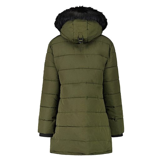 Płaszcz pikowany "Atruche" w kolorze oliwkowym Geographical Norway S wyprzedaż Limango Polska