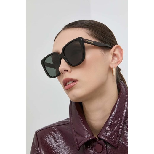 Gucci okulary przeciwsłoneczne GG1169S damskie kolor brązowy ze sklepu ANSWEAR.com w kategorii Okulary przeciwsłoneczne damskie - zdjęcie 148019392