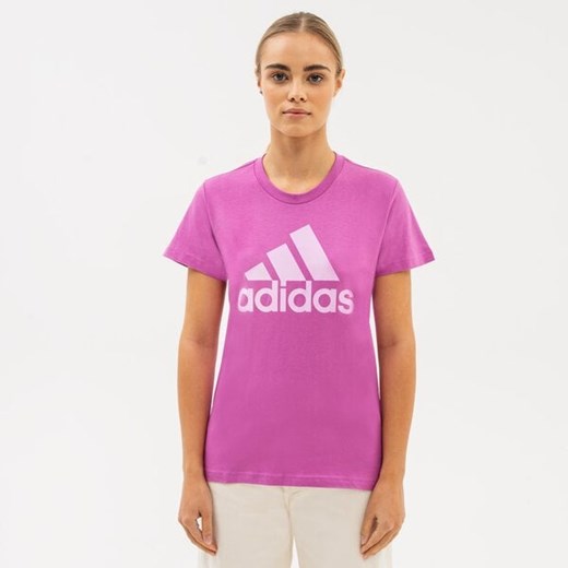 Bluzka damska Adidas Core z okrągłym dekoltem z krótkimi rękawami 