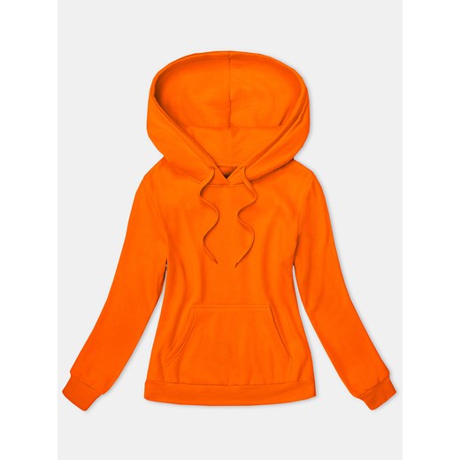 Bluza z kapturem damska pomarańczowa OZONEE JS/W02Z XL OZONEE GIRLS wyprzedaż