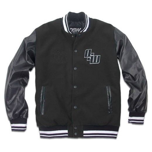 KURTKA OUTSIDEWAR BASEBALLÓWKA VARSITY CZARNA Outsidewear XXL California Skateshop okazja