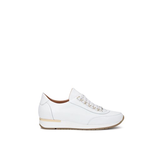 Białe sneakersy damskie w minimalistycznym stylu Kazar 41 promocja Kazar