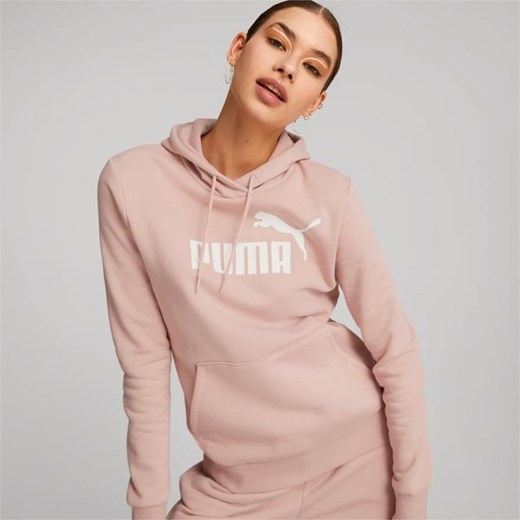 Bluza damska Puma z napisem sportowa krótka 