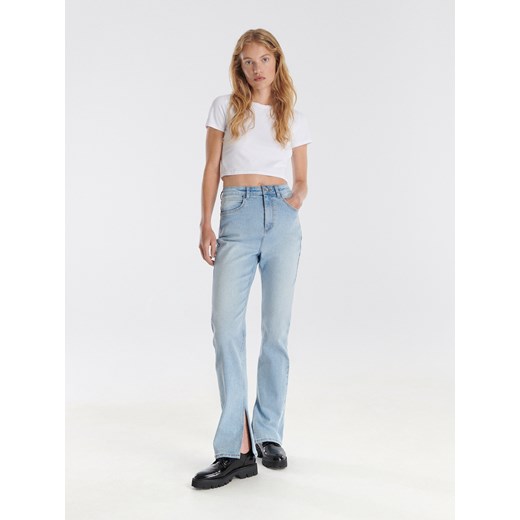 Reserved - Jeansy straight leg - Niebieski Reserved 34 Reserved