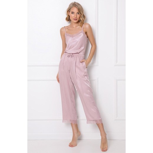 Aruelle piżama damska Lucy Long, Kolor róż pudrowy, Rozmiar XS, Aruelle ze sklepu Intymna w kategorii Piżamy damskie - zdjęcie 148112214