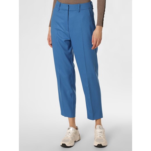 Marie Lund Spodnie Kobiety Sztuczne włókno niebieski jednolity ze sklepu vangraaf w kategorii Spodnie damskie - zdjęcie 148114942