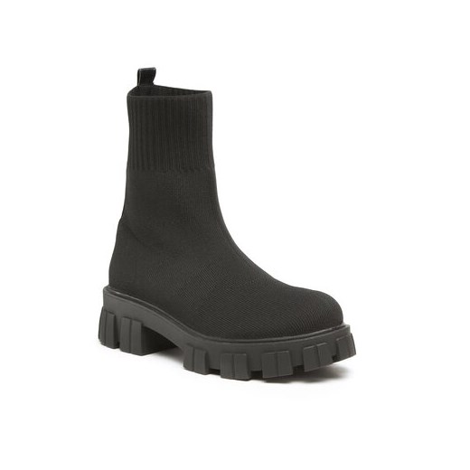 Botki DeeZee casual na obcasie bez zapięcia 