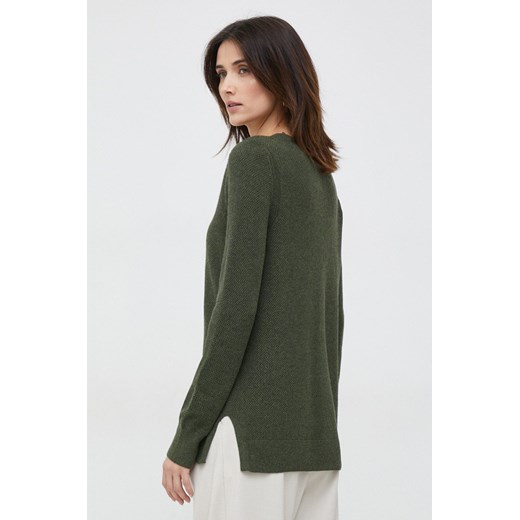GAP sweter damski kolor zielony lekki Gap L ANSWEAR.com