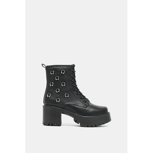 KOI FOOTWEAR Botki - Czarny - Kobieta - 7 UK(40) Koi Footwear 3 UK(36) okazyjna cena Halfprice