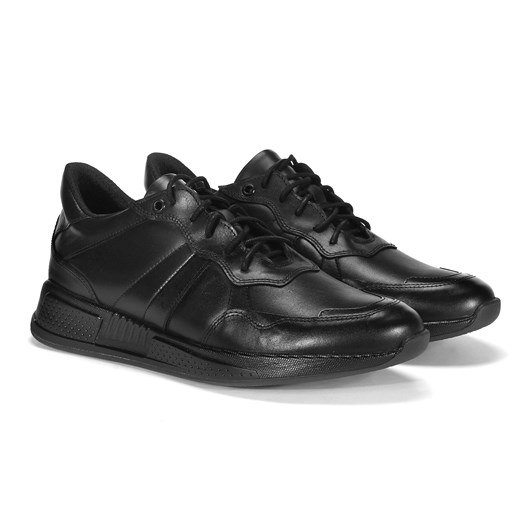Czarne sneakersy GARRY ze sklepu Domenoshoes w kategorii Buty sportowe męskie - zdjęcie 148148714