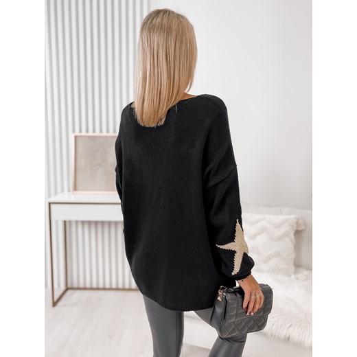 Ubra sweter damski z dekoltem w literę v 