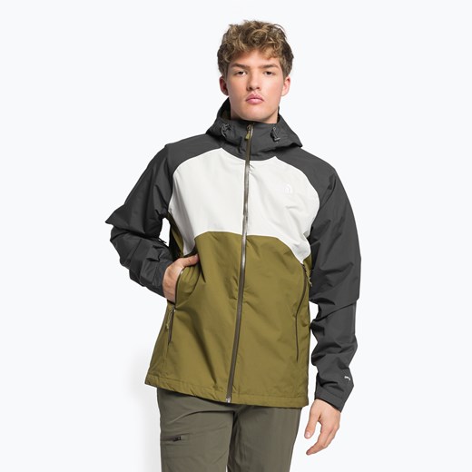 Kurtka przeciwdeszczowa męska The North Face Stratos brązowa NF00CMH95F11 The North Face L sportano.pl wyprzedaż