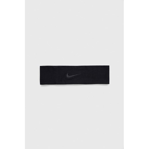 Nike opaska na głowę kolor czarny Nike ONE ANSWEAR.com