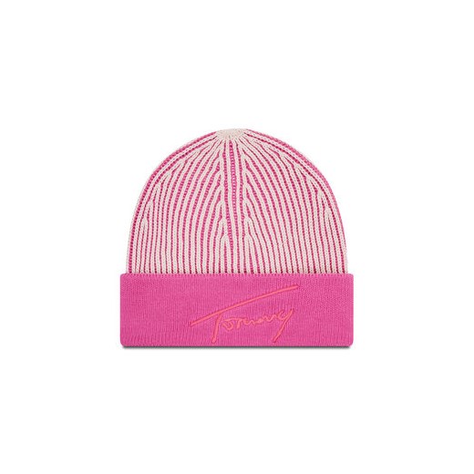 Czapka Tommy Jeans - Tjw Logo Beanie AW0AW10713 0JV Tommy Jeans  promocyjna cena eobuwie.pl