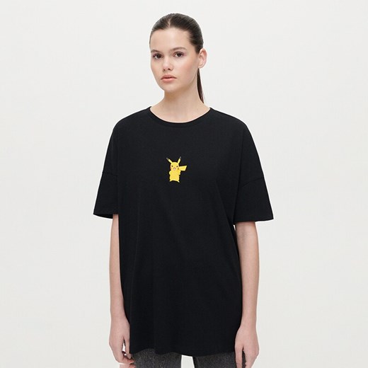 Koszulka oversize Pokémon czarna - Czarny House XS/S House