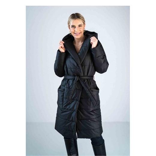 Płaszcz Damski Model M929 Black - Figl (L/XL) Figl L/XL DobraKiecka