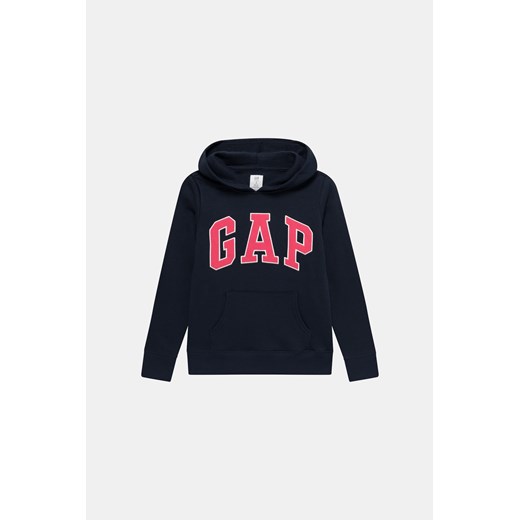 GAP Bluza z kapturem - Granatowy ciemny - Dziewczynka - 128-134 CM(134CM) Gap 128-134 CM(134CM) wyprzedaż Halfprice