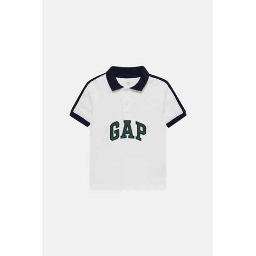 GAP Koszulka polo - Biały - Chłopiec - 128-134 CM(134CM) Gap 128-134 CM(134CM) promocja Halfprice