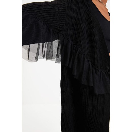 Kardigan w kolorze czarnym Trendyol S wyprzedaż Limango Polska