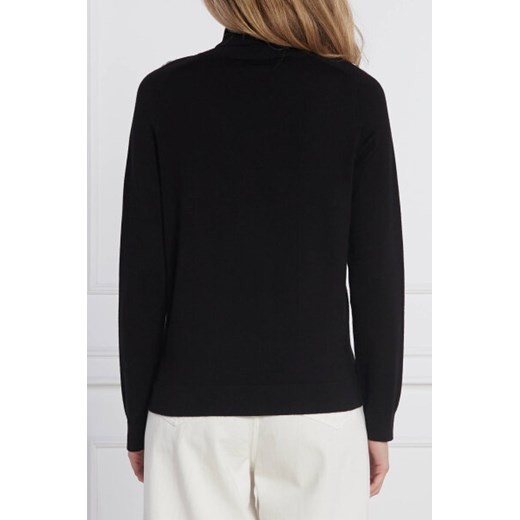 Sweter damski DKNY z napisami z golfem