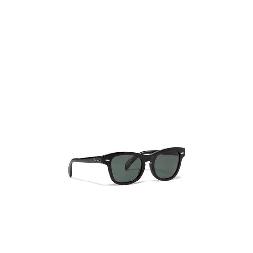 Okulary przeciwsłoneczne Ray-Ban - 0RJ9707S 100/71 Black/Dark Green 46 wyprzedaż eobuwie.pl