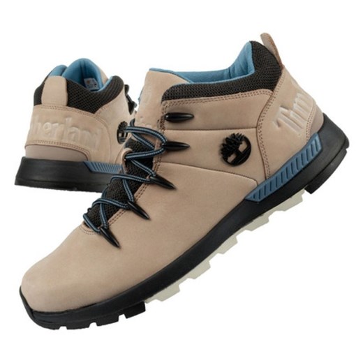 Buty trekkingowe męskie beżowe Timberland sznurowane sportowe
